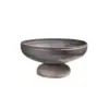 Ohio Flame Patriot 30-Inch Round 3/8-Inch Thick Solid Carbon Steel Wood-Burning Outdoor Backyard Fire Bowl Pit with Center Drainage Hole, Silver