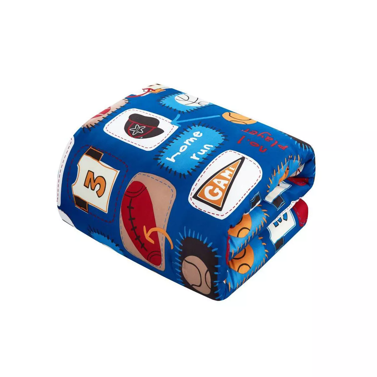 4pc Twin Fun Camp Comforter Set Blue - Chic Home Design