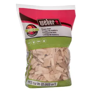 Weber Apple Wood Chips, 192 Cu. In. bag