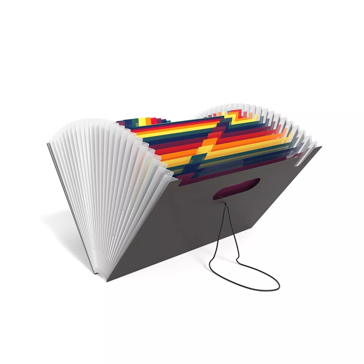 MyOfficeInnovations Plastic Accordion File, 25-Pocket, Letter Size, Multicolor (TR45523) 24357050