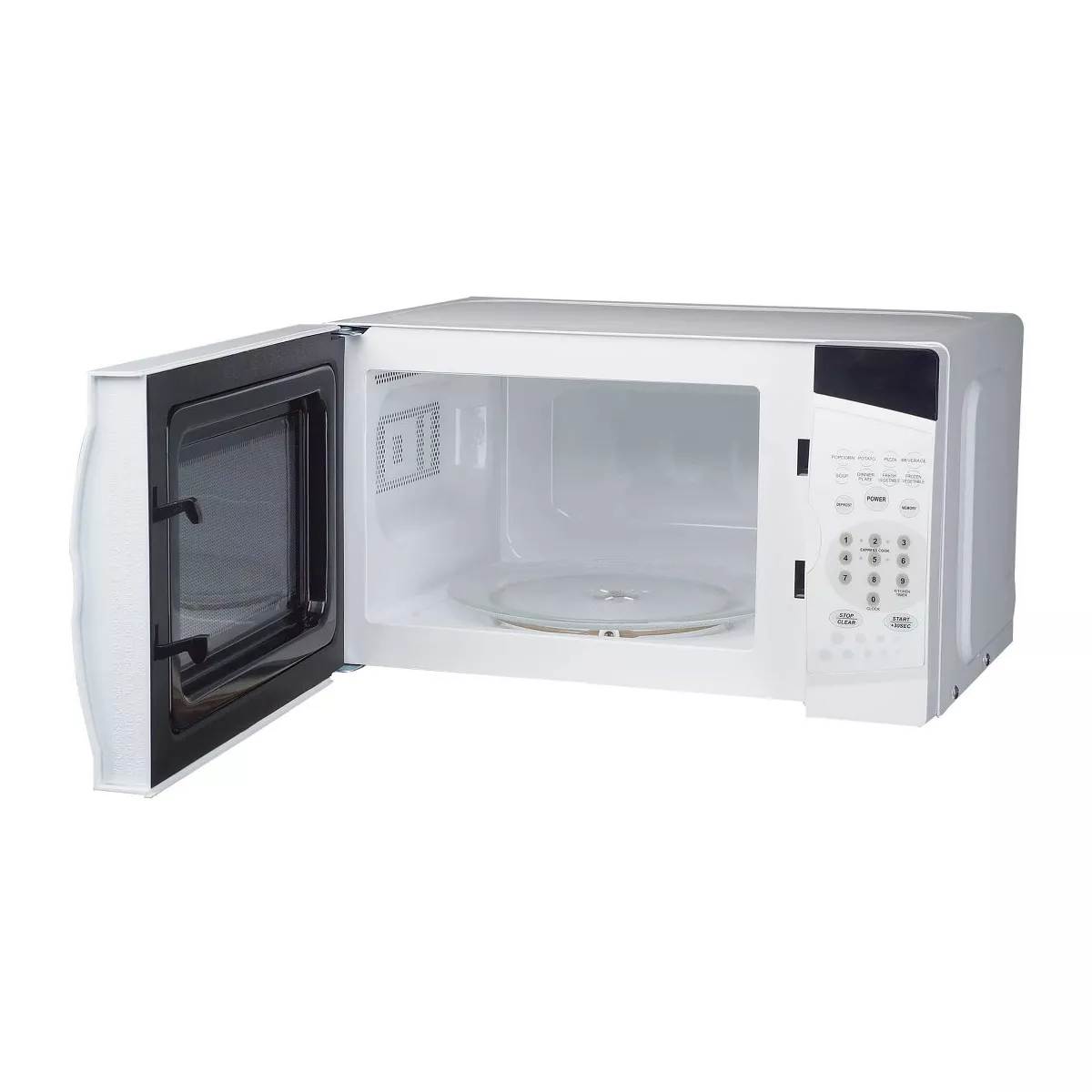 Magic Chef MCM770W 700 Watt 0.7 Cubic Feet Microwave with Digital Touch Controls, White