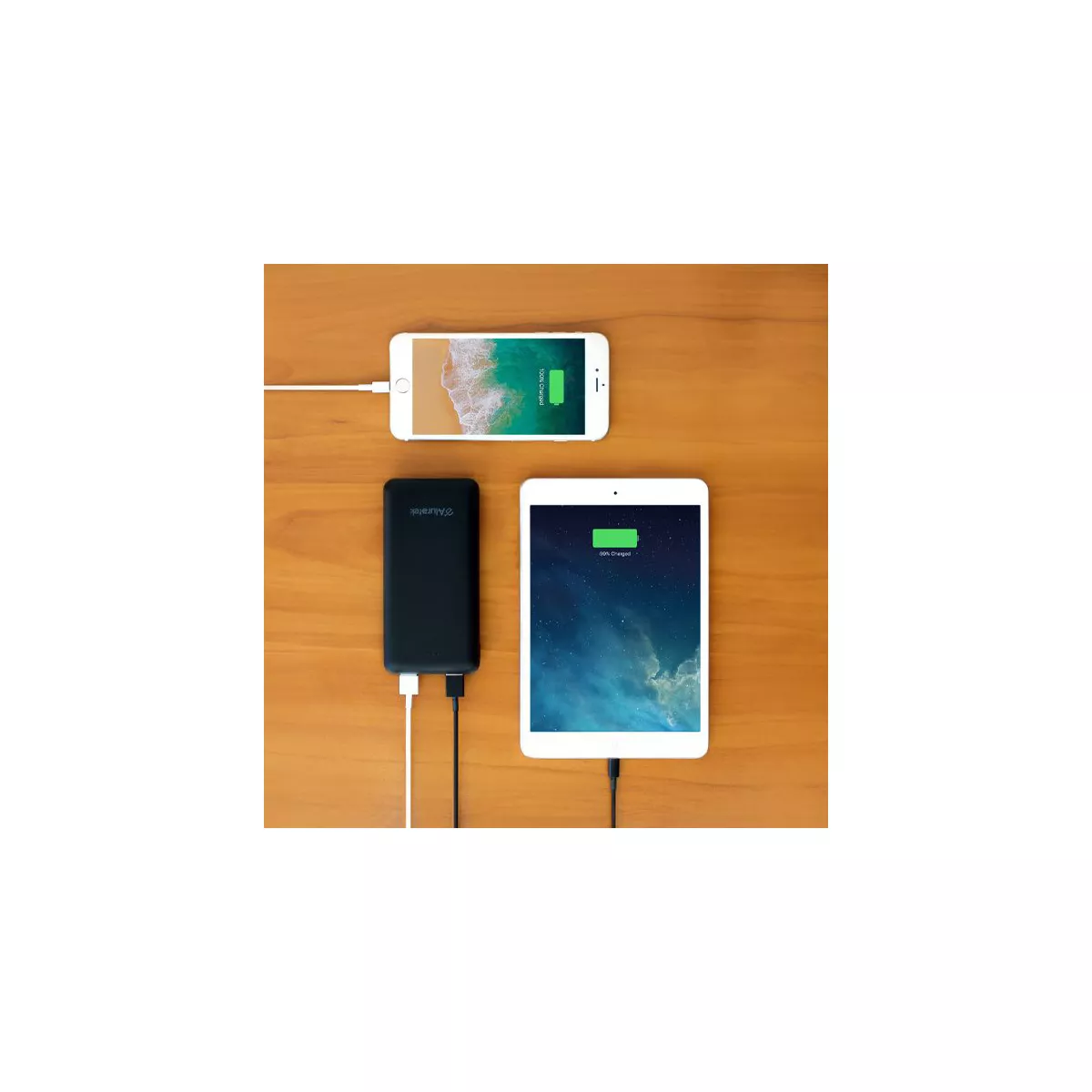 Aluratek 20,000 mAh Portable Battery Charger - For Tablet PC, Gaming Device, Smartphone, MP3 Player, Bluetooth Speaker, e-book Reader