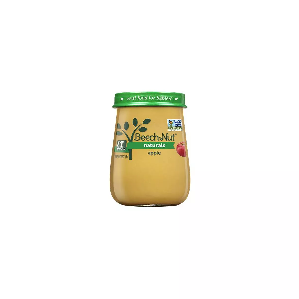 Beech-Nut Naturals Apples Baby Food Jar - 4oz
