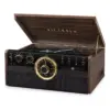 Victrola 7-in-1 Wood Empire Bluetooth Record Player with 3-Speed Turntable, CD, Cassette Player and Radio (Manufacturer Refurbished)