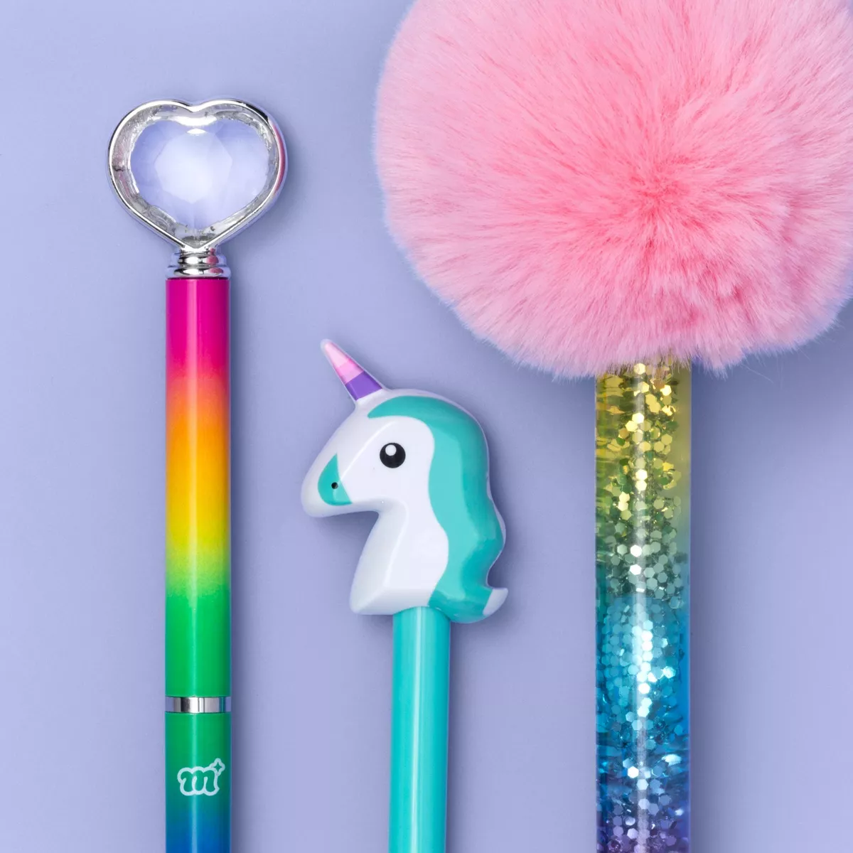 3pk Ballpoint Pen Set Specialty Mixed Tops - More Than Magic™