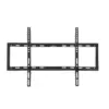 MegaMounts Smooth Black Matt Finish Fixed Television Mount