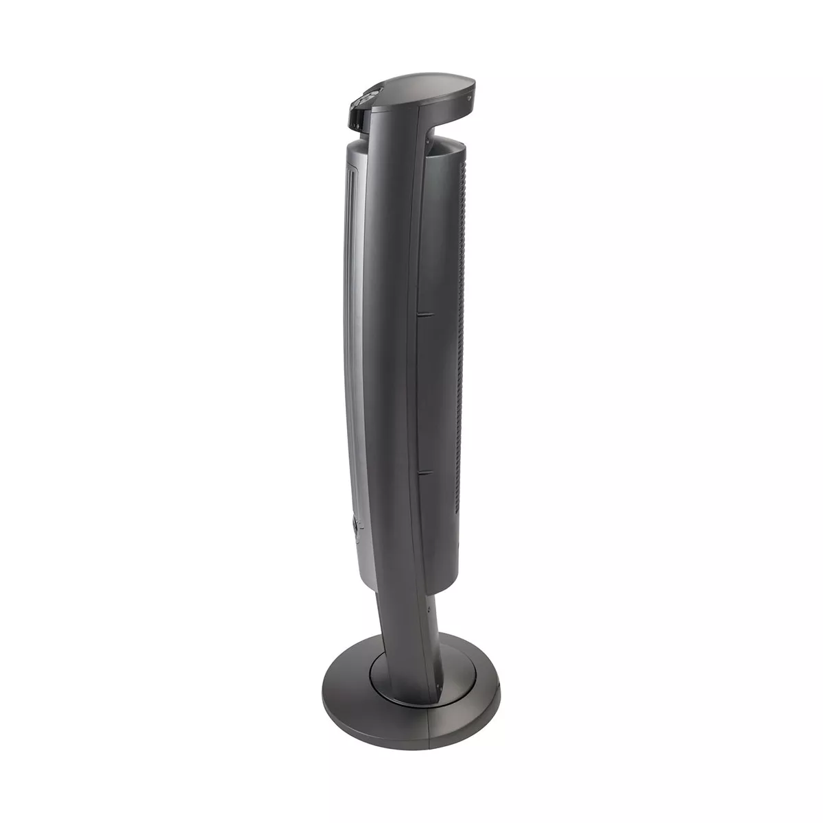 Lasko T42951 42 Inch 3-Speed Wind Curve Quiet Slim Widespread Oscillating Tower Fan with Remote Control, Nighttime Setting, and Timer, Silver