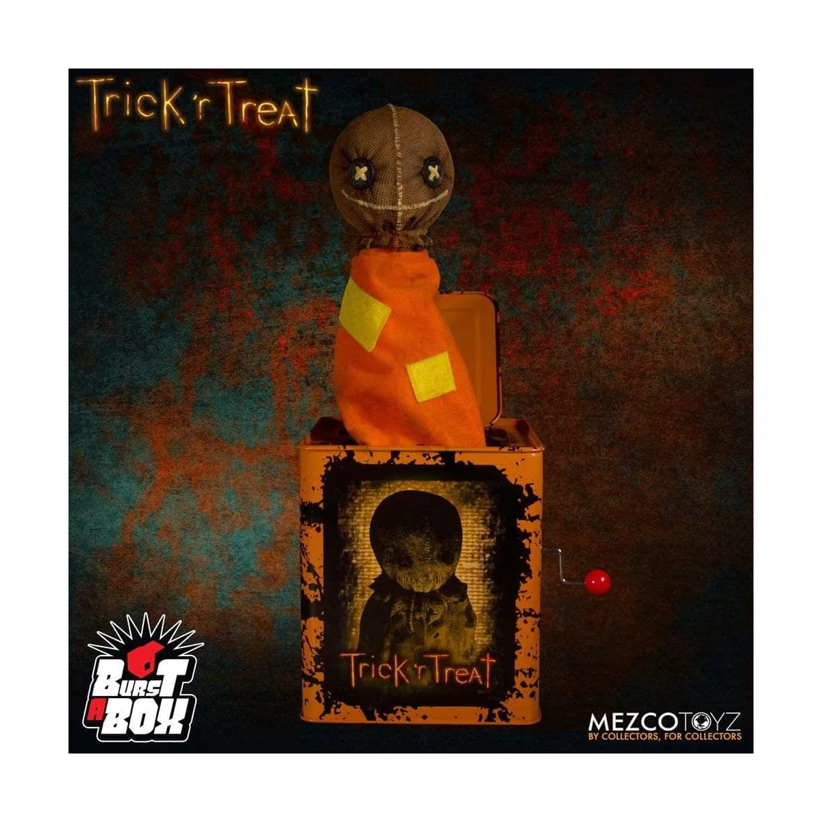 Mezco Toyz Trick r Treat Sam Mezco Burst-A-Box