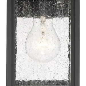 John Timberland Outdoor Wall Light Fixture Black Steel 11 1/2