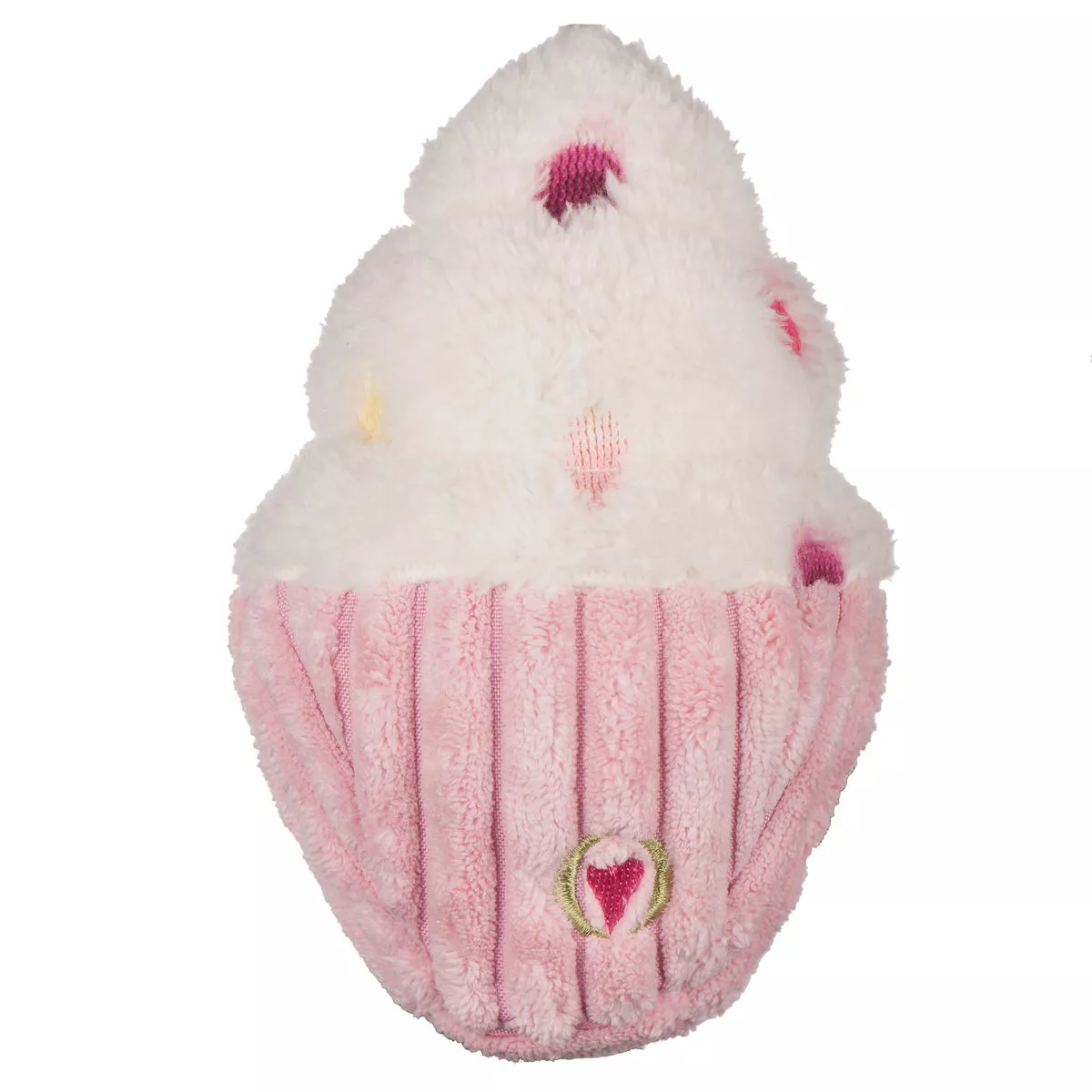 HuggleHounds HuggleHappy Birthday Plush Cupcakes Durable Toys for Dogs, 3 Count