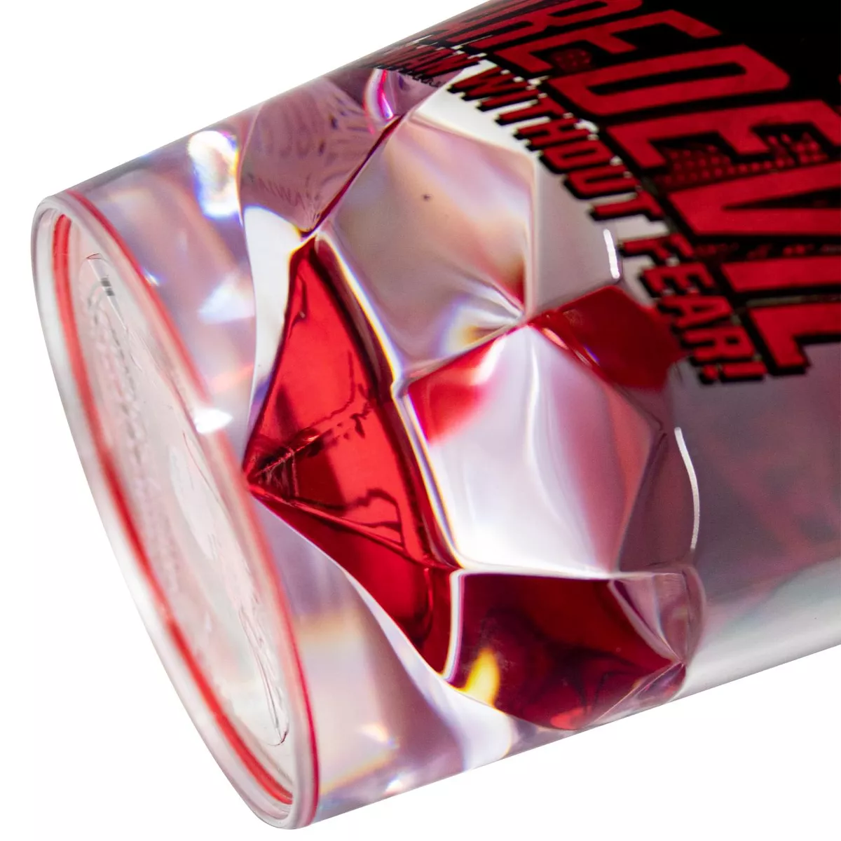 Just Funky OFFICIAL Daredevil Tumbler With Straw | Feat. Dardevil's Hero Pose | Holds 18 OZ