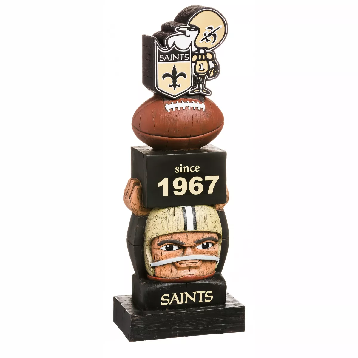Evergreen New Orleans Saints, Vintage Garden Statue