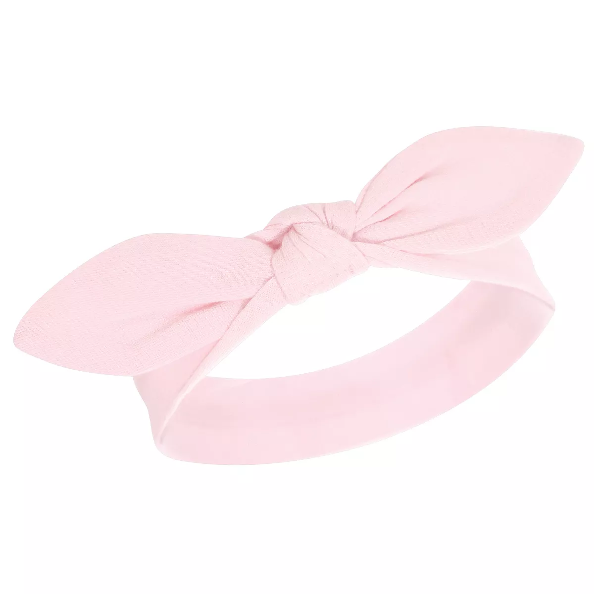 Hudson Baby Infant Girl Cotton Bib and Headband Set 5pk, Donut Hole, One Size