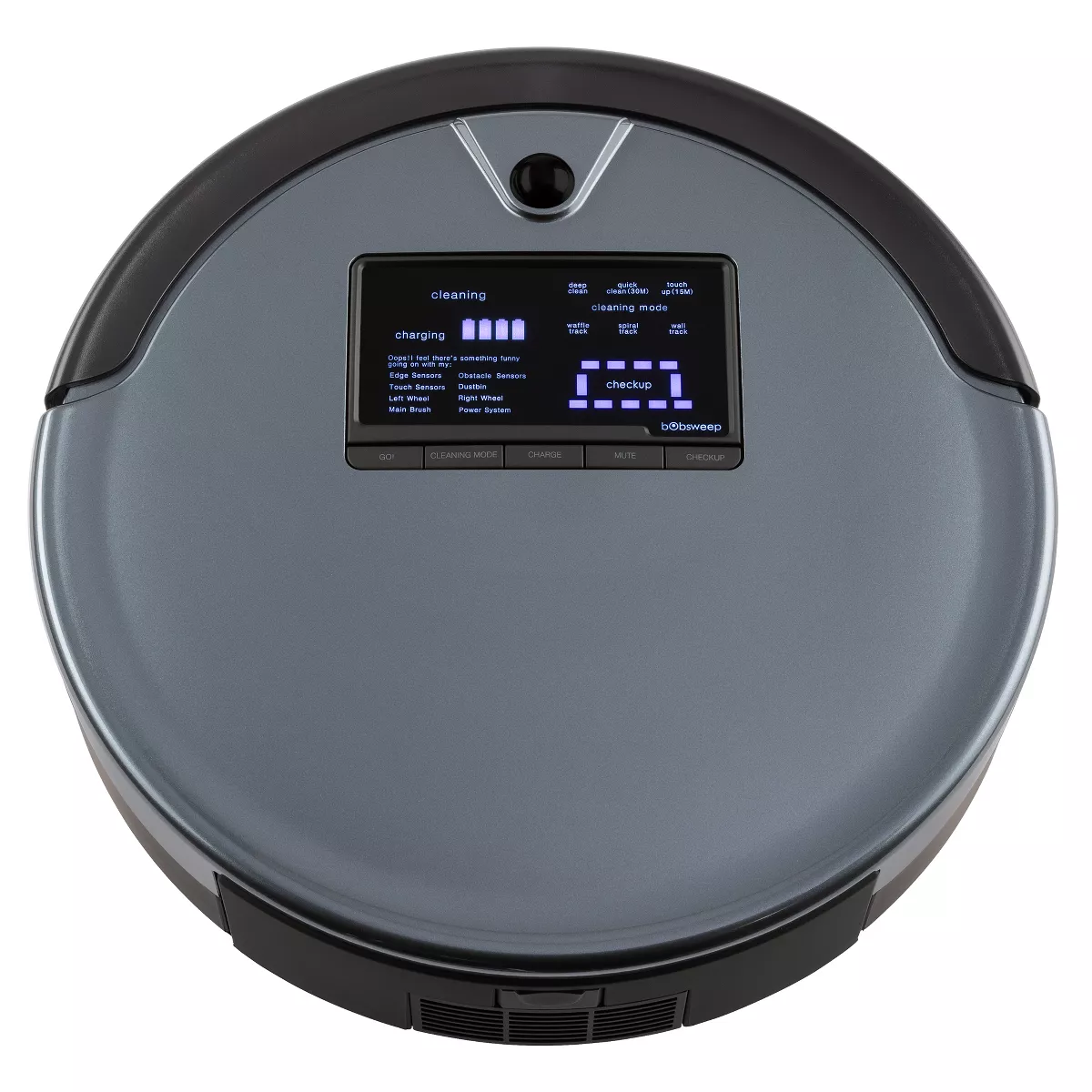 bObsweep PetHair Plus Robot Vacuum Cleaner and Mop - Gray - WPP56002