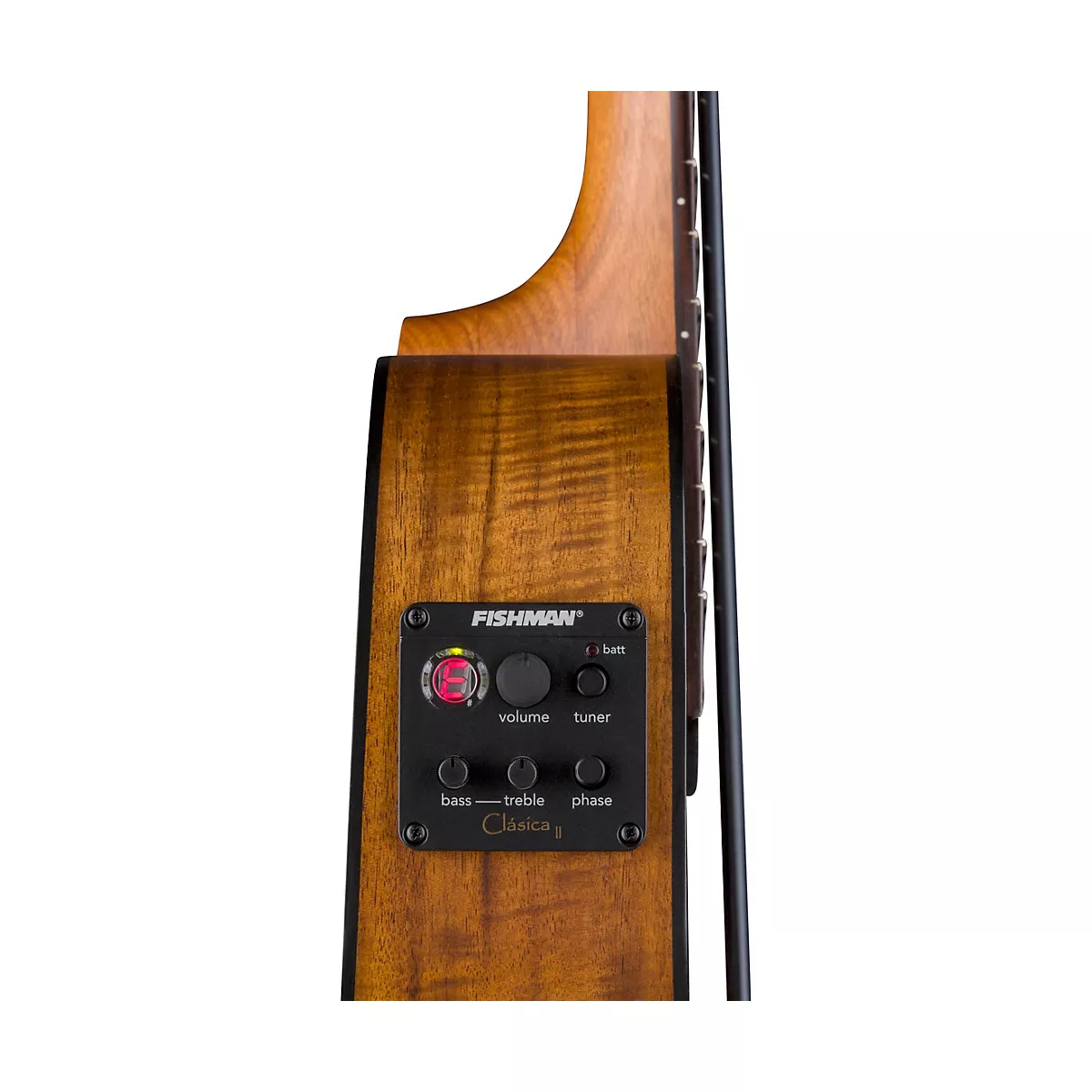 Luna Guitars Bari-Bass Koa Acoustic-Electric Ukulele Satin Natural