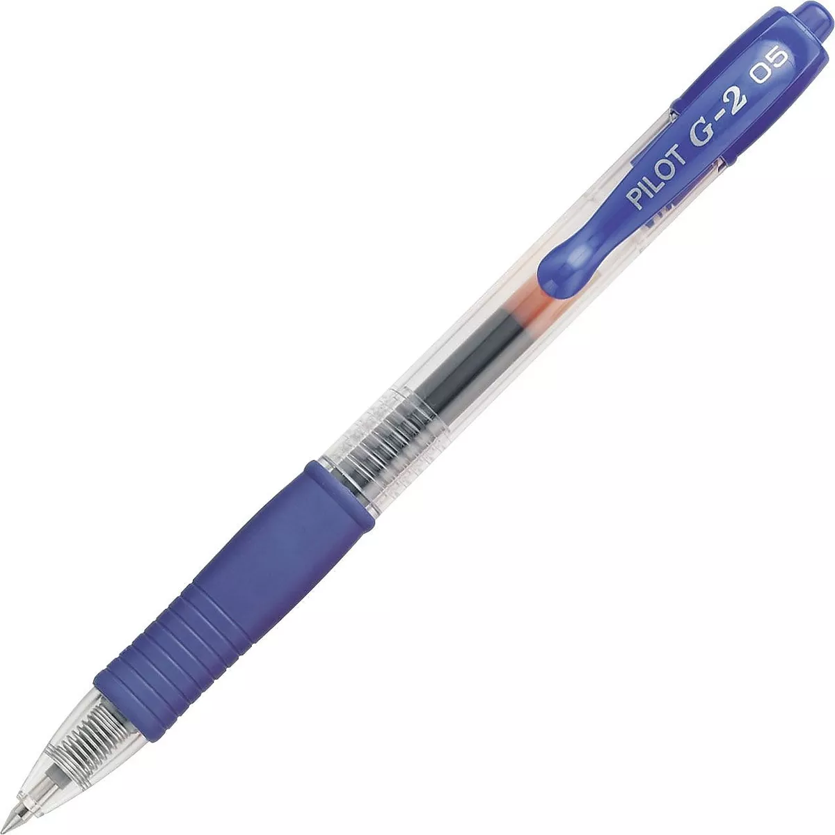 Pilot G2 Gel Pen, Extra Fine Point, Blue Ink 31298