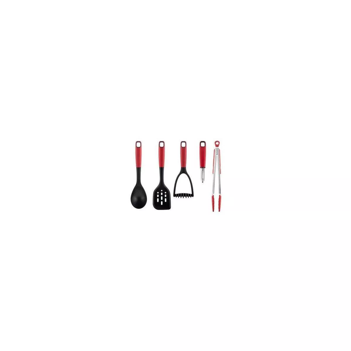Hamilton Beach 5pc Utensil and Kitchen Tool Set - Red