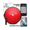 Bosu 72-10850 Home Gym Equipment The Original Balance Trainer 65 cm Diameter, Red and Black