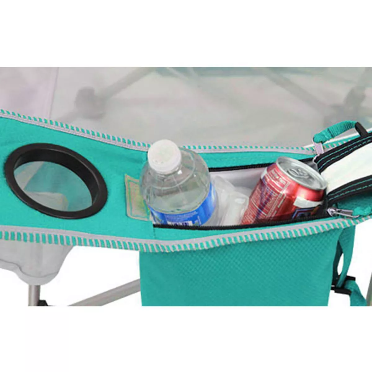 Kijaro Coast Beach Sling Chair with Cooler - Ionian Turquoise
