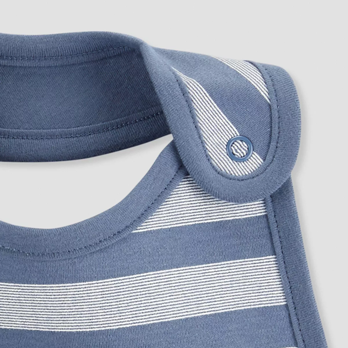 Baby Boys' 3pk Alligator Bib - Just One You® made by carter's Blue/Gray One Size