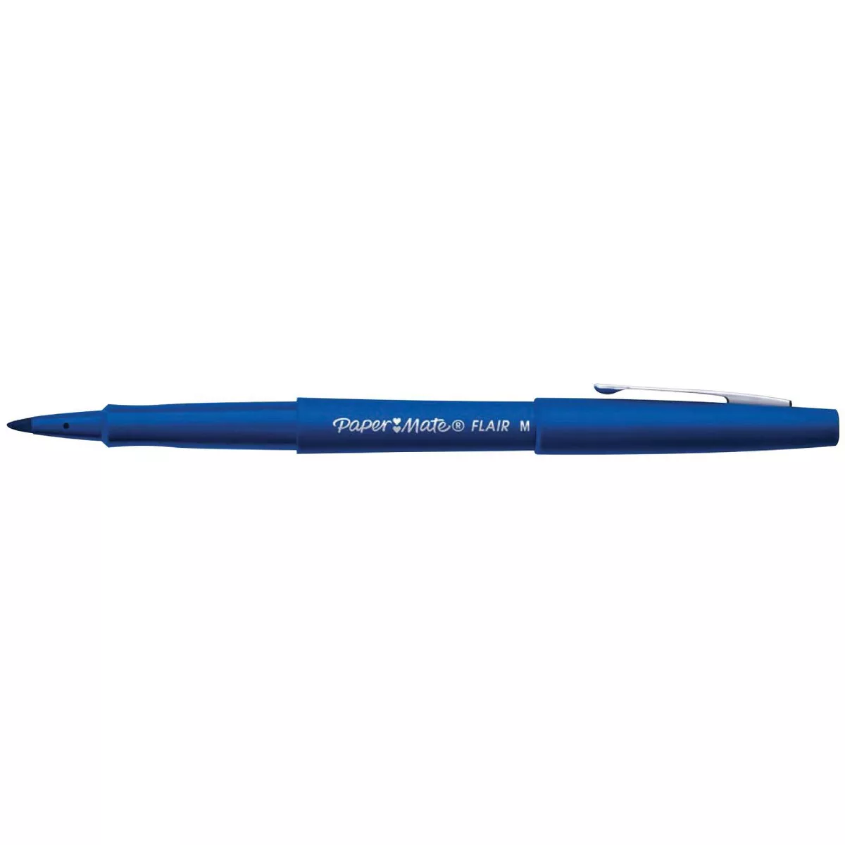 Paper Mate Flair Felt Tip Pens, Medium Point, Blue, pk of 12