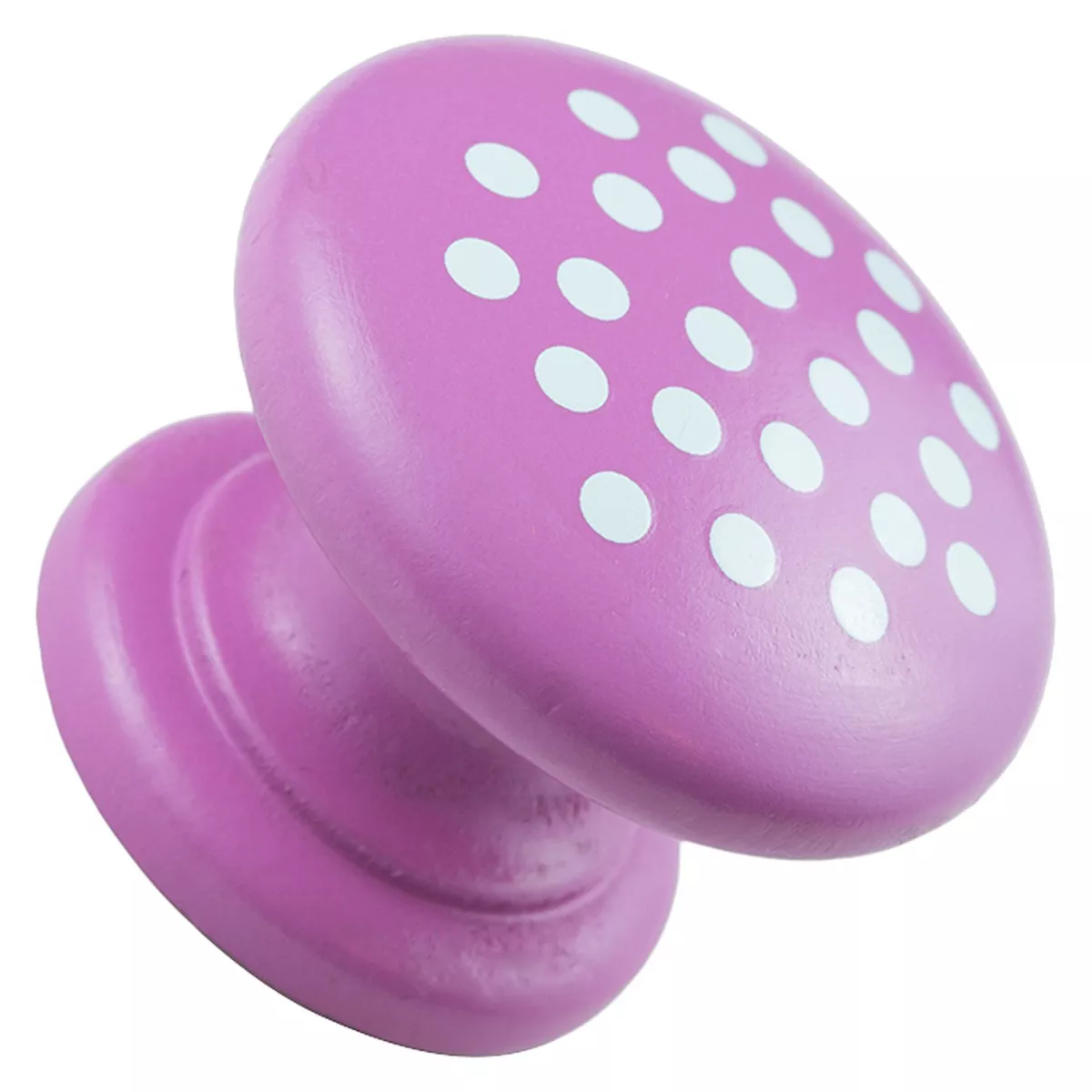 Sumner Street Home Hardware 4pc Polka Dot Painted Knob Purple