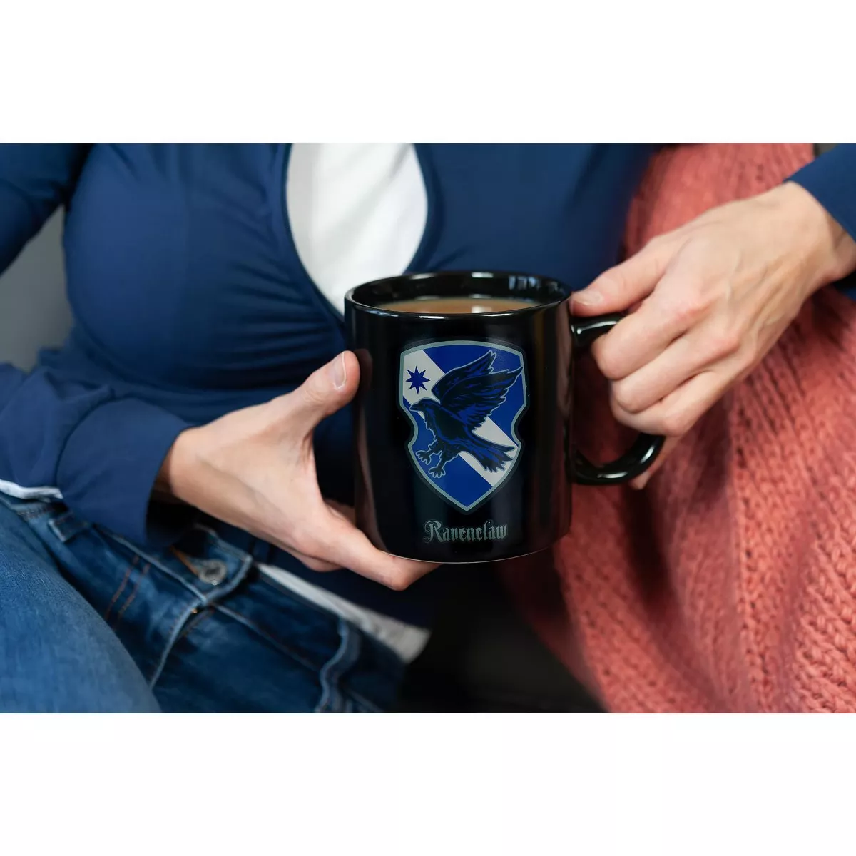 Seven20 Harry Potter Ravenclaw 20oz Heat Reveal Ceramic Coffee Mug | Color Changing Cup
