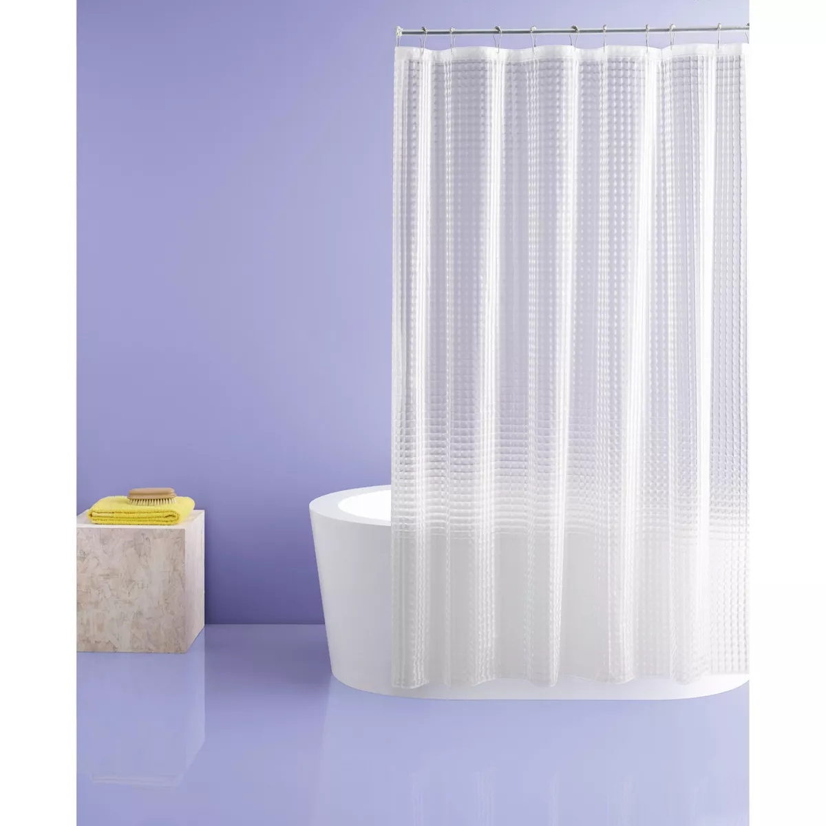 Cubic Shower Curtain Clear - Room Essentials™