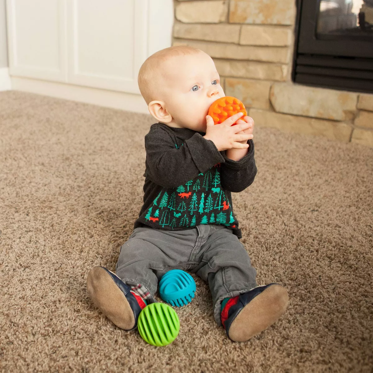 Fat Brain Toys Baby and Toddler Learning Toy Sensory Roller