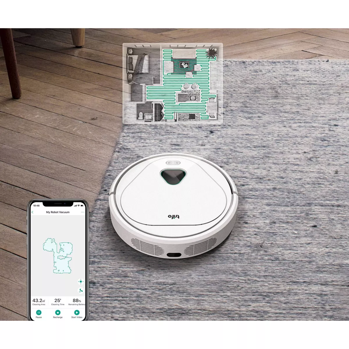 Trifo Max Home Surveillance Robot Vacuum