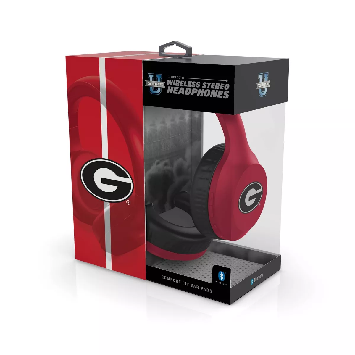 NCAA Georgia Bulldogs Wireless Bluetooth Over-Ear Headphones