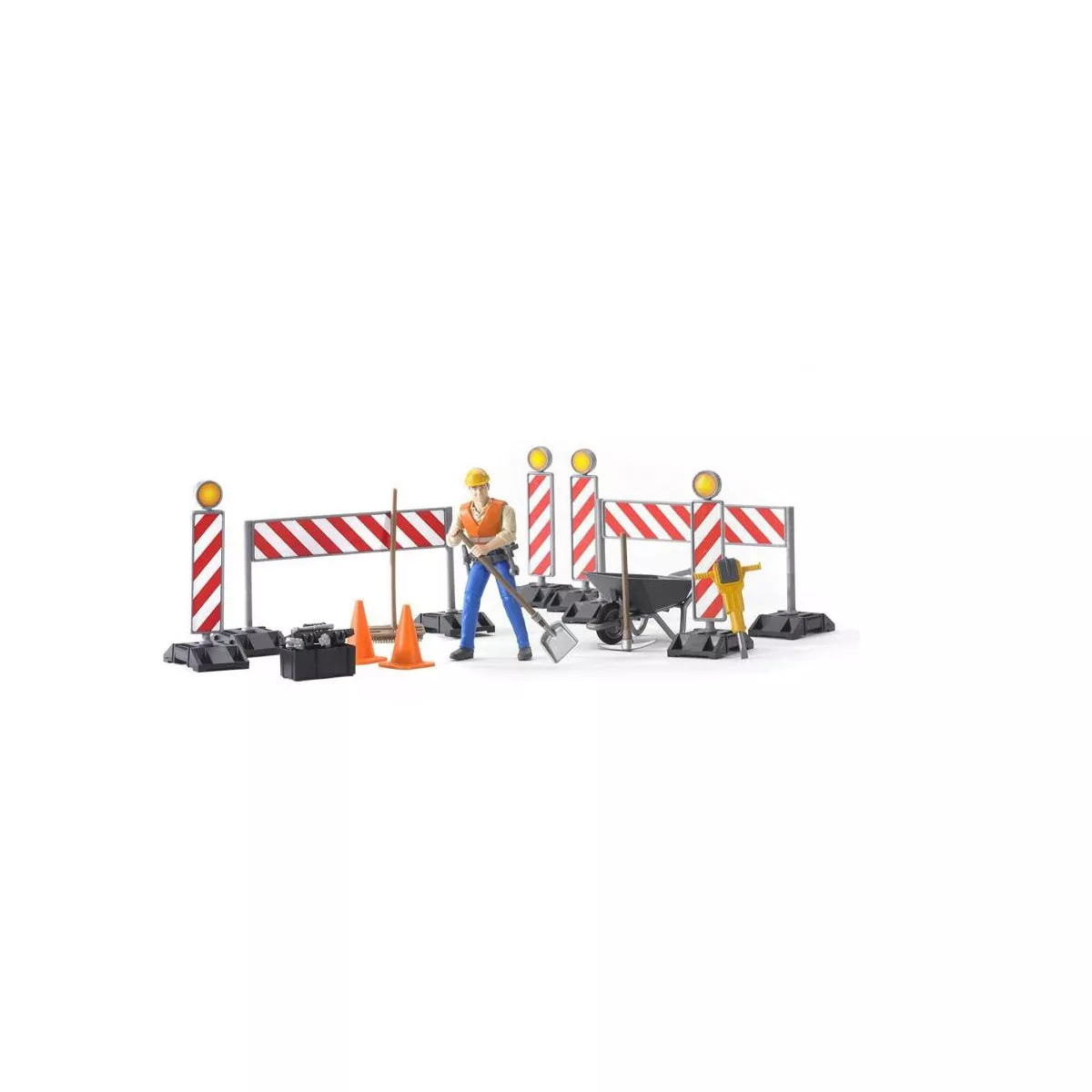 Bruder bworld Construction Set with Contruction Worker