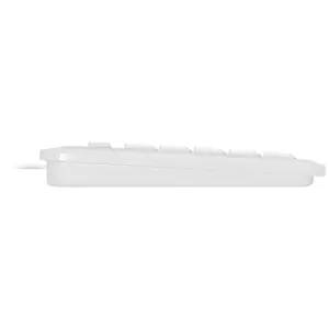Macally Full 104 Key USB Wired Keyboard - 2 USB ports