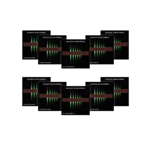 Musician's Gear Acoustic 12 80/20 Bronze Acoustic Guitar Strings 10-Pack