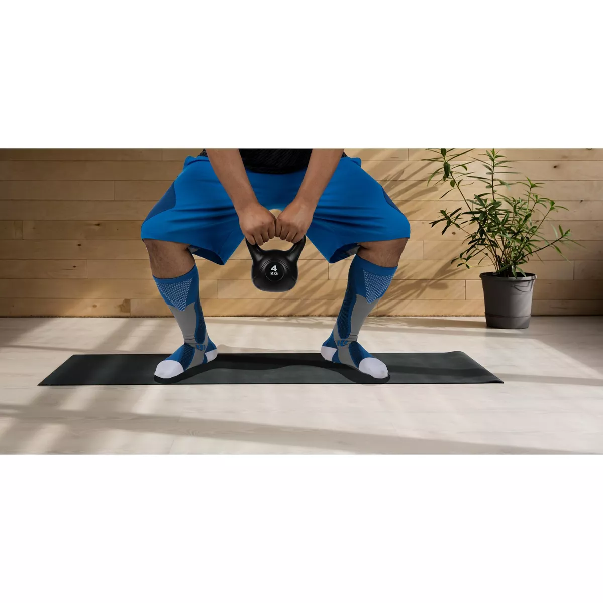 Mind Reader Kettlebell, 4 KG, Black