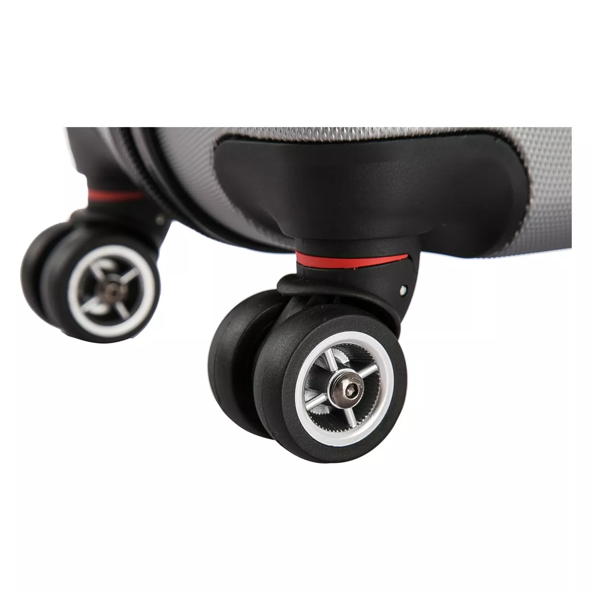 InUSA Philadelphia 2pc Hardside Spinner Luggage Set - Gray