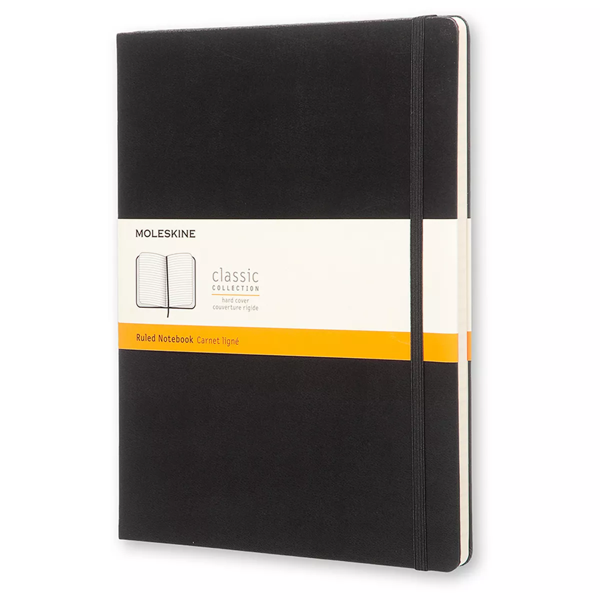 Moleskine Composition Notebook, Hard Cover, College Ruled, 192 sheets, 7.5" x 9.75" - Black