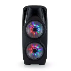 beFree Sound Double 10in Subwoofer Portable Bluetooth Party PA Speaker