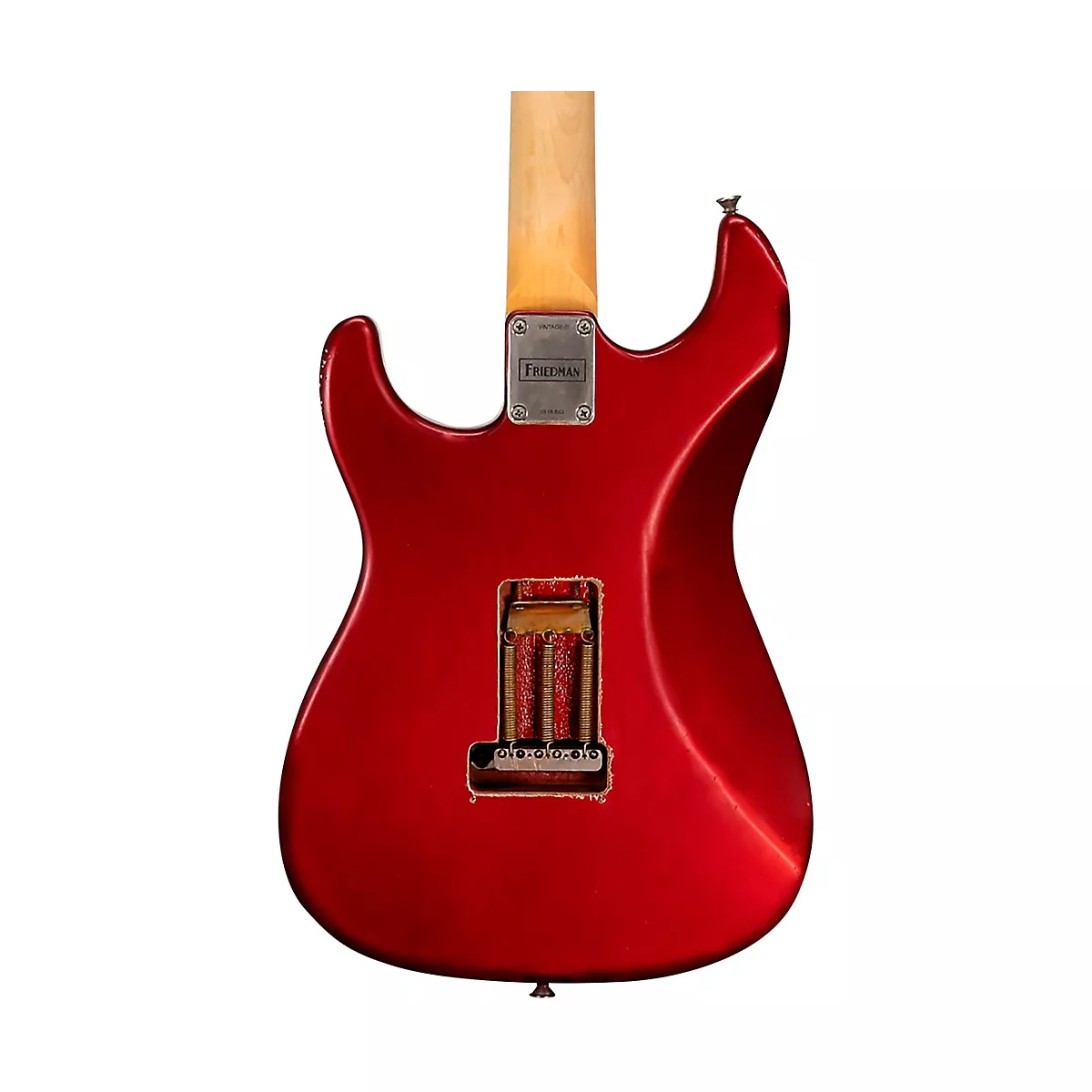 Friedman Vintage-S Aged SSS Electric Guitar Candy Red
