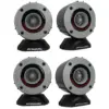 Pyramid TW28 3.75" 600W Super Car Audio Horn Bullet Aluminum Tweeters