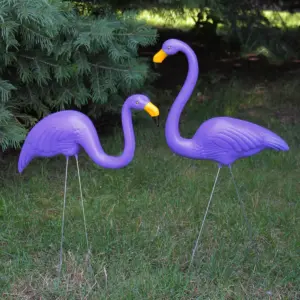 Northlight 2ct Tropical Flamingo Outdoor Garden Lawn Stakes 30