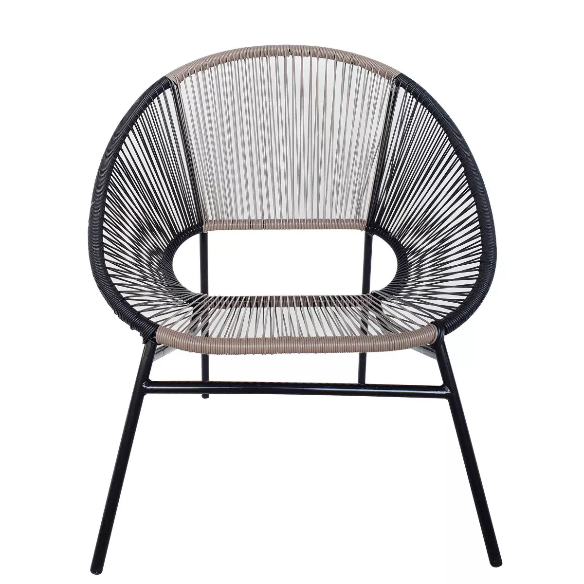 Outdoor 3pc Conversation Set - Black - TK Classics