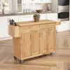 Breakfast Bar Kitchen Cart Light Wood - Home Styles