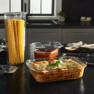 Rubbermaid 10pc Brilliance Glass Food Storage Set
