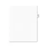 Avery-Style Preprinted Legal Side Tab Divider Exhibit C Letter White 25/Pack 01373