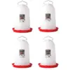 Little Giant Extra Large 3-Gallon Capacity Heavy-Duty Plastic Gravity Fed Poultry Waterer System (4 Pack)