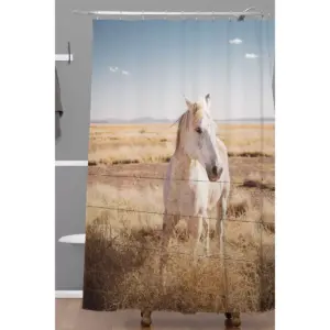 Bethany Young Photography West Texas Wild Shower Curtain Beige - Deny Designs