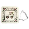 Tabletop 5.5" Santa In Auto Square Dish Ivy Candy Nut Cookie Cutter Cosmos Gifts Corp. - Serving Platters