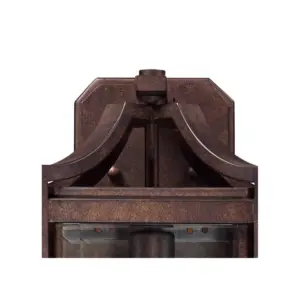 Franklin Iron Works Rustic Farmhouse Outdoor Wall Light Fixture Bronze 16 1/4