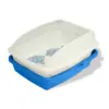 VAN NESS Sifting Framed Cat Litter Pan - Blue